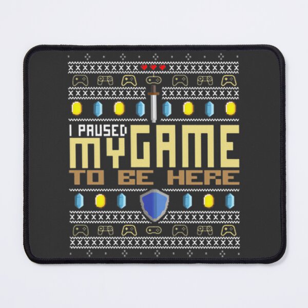 Item preview, I Paused My Game To Be Here – Ugly Christmas Sweater Hoodie For Gamers, Streamers & D&D Fans | Perfect Gift For You And Friends designed and sold by memo2.