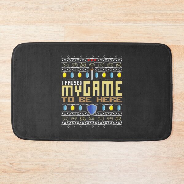 Aperçu de l'œuvre J'ai mis ma partie en pause pour être là ! – Sweat à capuche de Noël moche pour gamers, streamers et fans de D&D | Le cadeau parfait pour vous et vos amis créée et vendue par memo2.