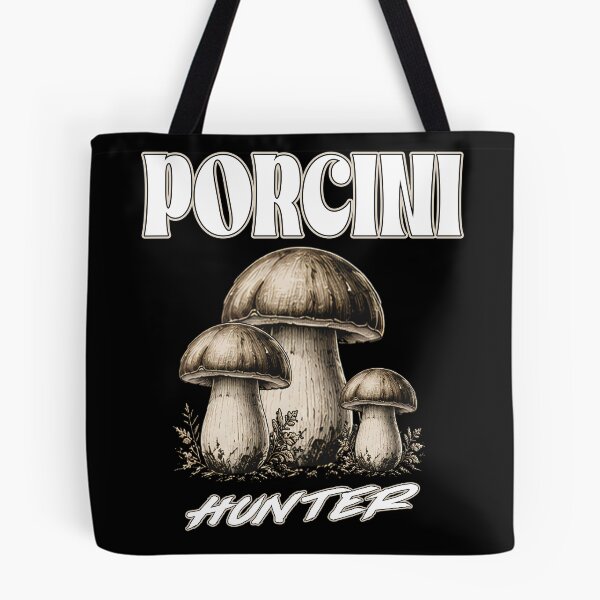 Item preview, Porcini Hunter Mushroom Foraging Mycology Vintage Porcini Hunter King Bolete Foraging Art  designed and sold by Jt41.
