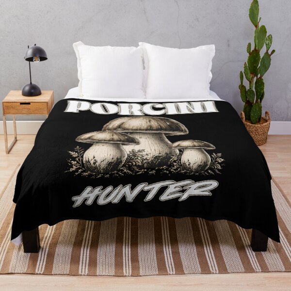 Item preview, Porcini Hunter Mushroom Foraging Mycology Vintage Porcini Hunter King Bolete Foraging Art designed and sold by Jt41.