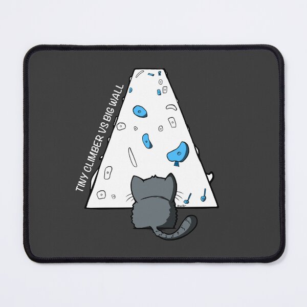 Item preview, Tiny Climber vs Big Wall Black Design designed and sold by Rain Ant.