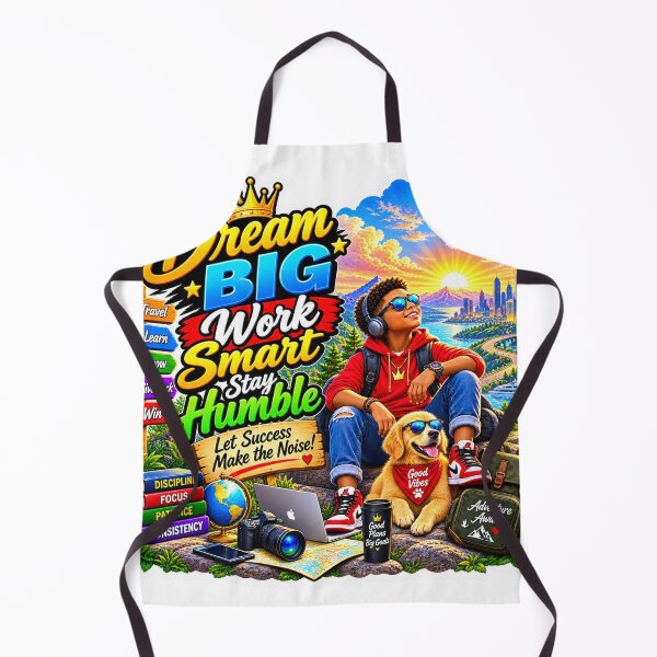 Item preview, Dream Big, Work Smart, Stay Humble – Success Mindset Motivation designed and sold by New Wave Artworks & Odds &Ends.
