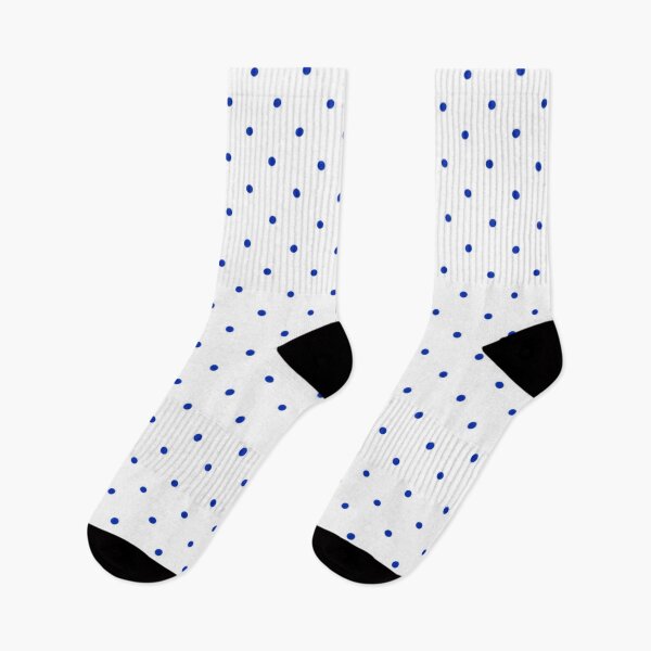 Artikelvorschau, Königsblaue Punkte auf Weiß – Minimalistisches klassisches Muster entworfen und verkauft von HO•Designs.