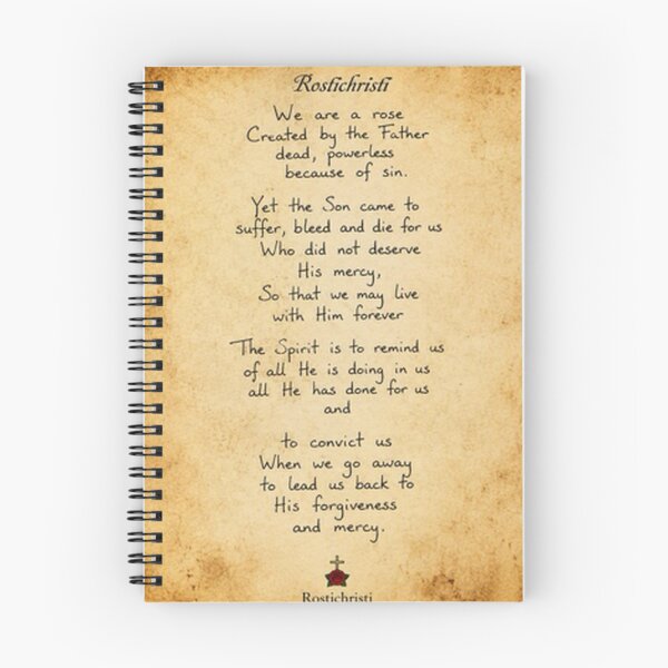 Item preview, Handwriten Creedal Poem designed and sold by rostichristi.