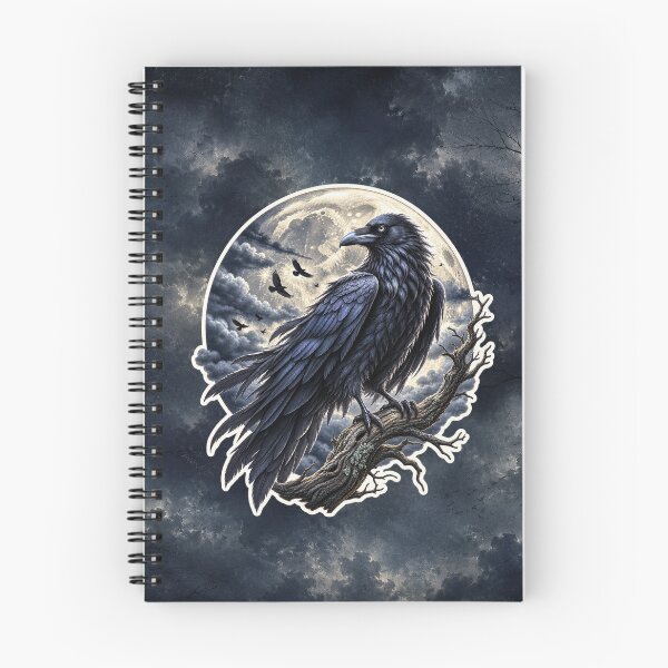 Item preview, Dramatic Raven against a moon designed and sold by TXLou.