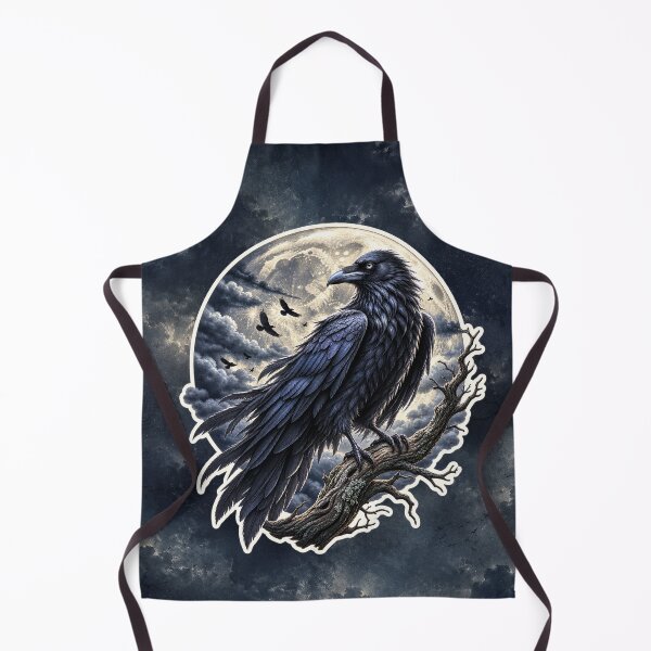 Item preview, Dramatic Raven against a moon designed and sold by TXLou.