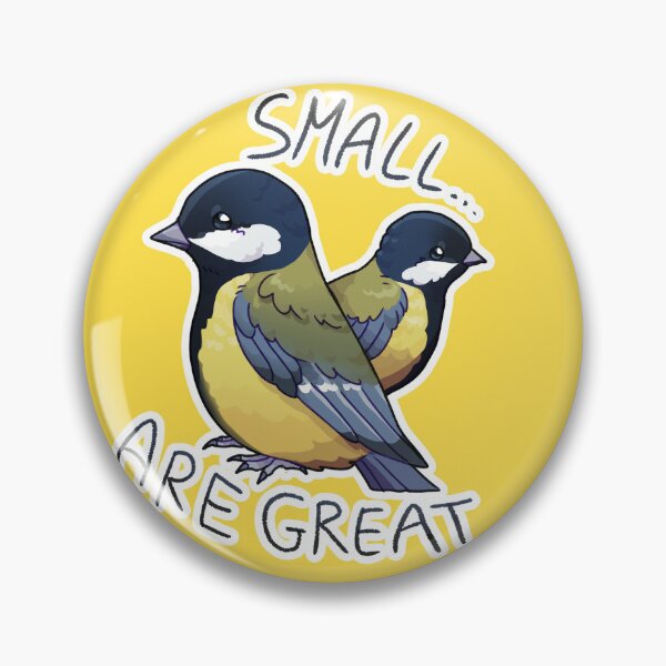 Item preview, Great tits (the bird) - Funny Biology Pun Sticker designed and sold by Song-of-Anemoia.