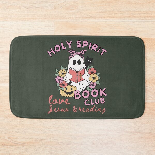 Item preview, Holy Spirit Book Club Love Jesus Books Cats Cute Ghost Black Cat Reading Spooky Season designed and sold by Forevermore.