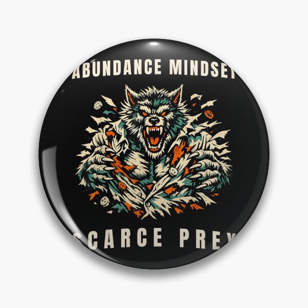 Item preview, Abundance Mindset Scarce Prey Motivation Success Personal Growth Alpha Mindset designed and sold by CharlieConon.