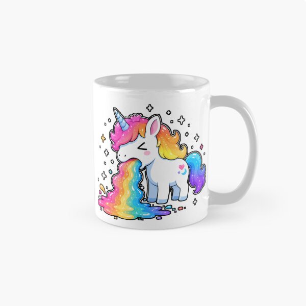 Item preview, Funny Cute Unicorn Puking Colorful Rainbow Humor designed and sold by WolfmanProphecy.