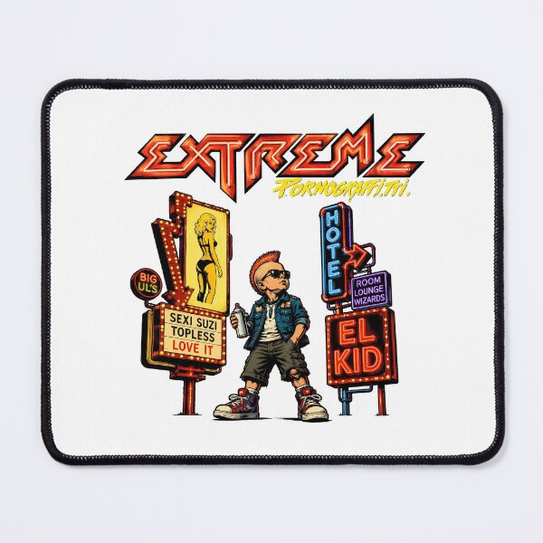 Item preview, Extreme Pornograffitti Band Neon Gritty Art designed and sold by ZubairNalban.