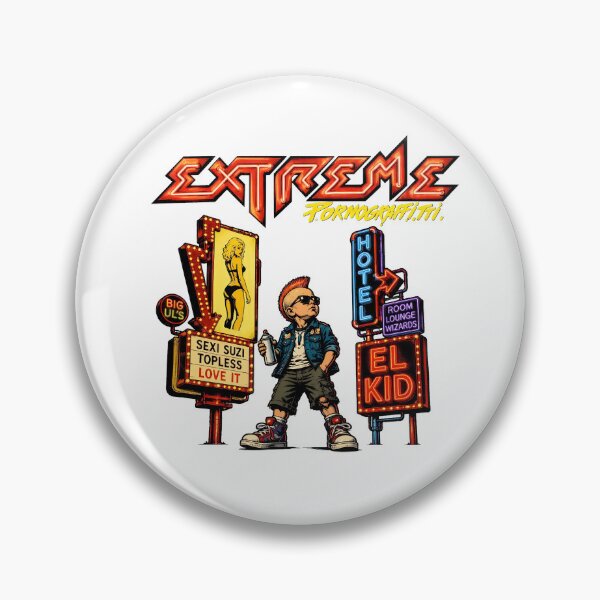Item preview, Extreme Pornograffitti Band Neon Gritty Art designed and sold by ZubairNalban.