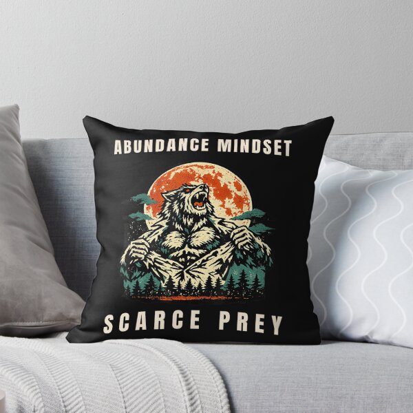 Item preview, Abundance Mindset Scarce Prey Werewolf Motivation Personal Growth designed and sold by CharlieConon.