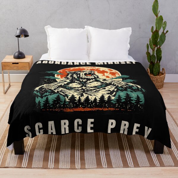 Item preview, Abundance Mindset Scarce Prey Werewolf Motivation Personal Growth designed and sold by CharlieConon.