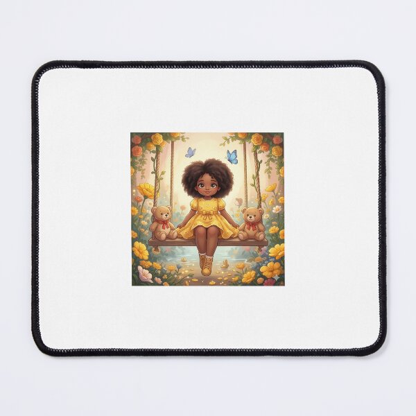 Item preview, Beautiful ChibiArt girl on swing designed and sold by TheModernMuslimahchibi&more .