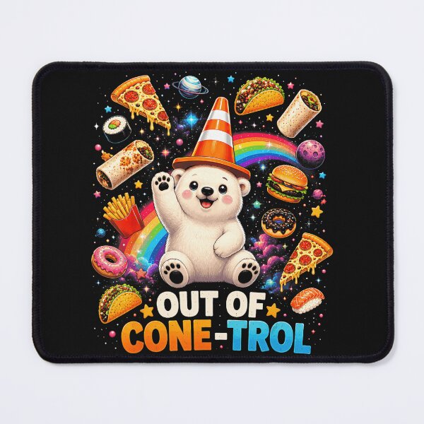 Item preview, Out Of Cone-Trol Polar Bear Fast Food Funny Chaos designed and sold by BrockmeyeSB.