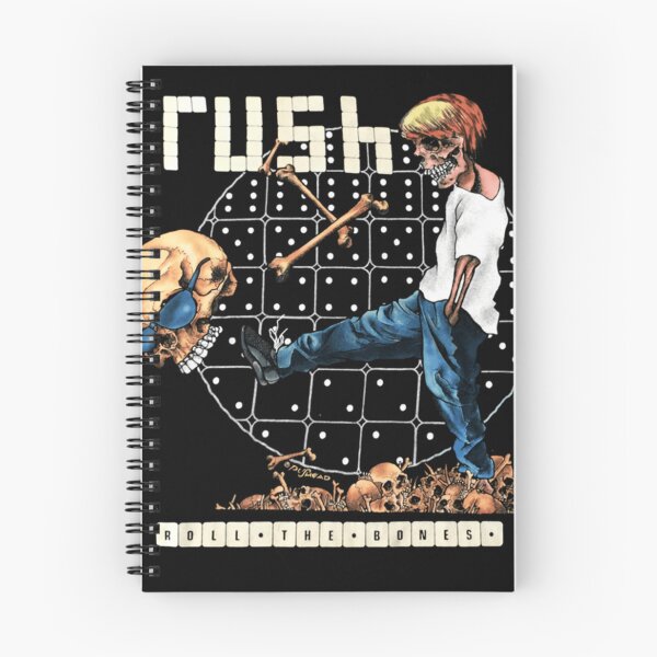 Item preview, Rush Roll The Bones Pushead Skeleton Tour designed and sold by peterelvis.