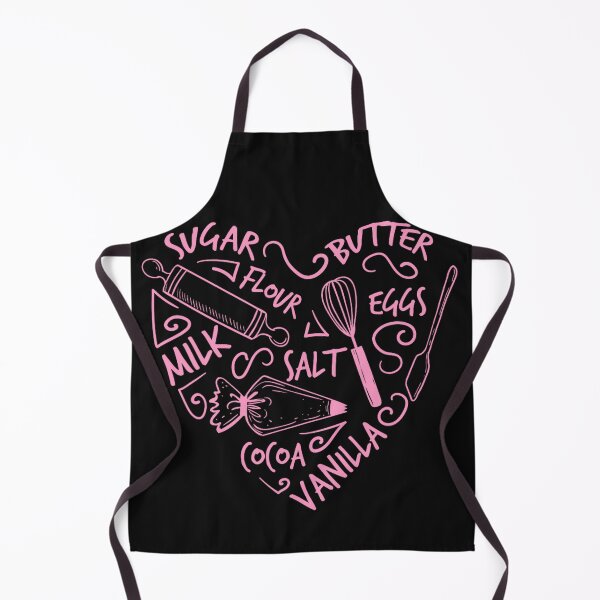 Item preview, Sugar Butter Flour Eggs Milk Salt Cocoa Vanilla Heart Baker Baking Ingredients designed and sold by BrockmeyeSB.