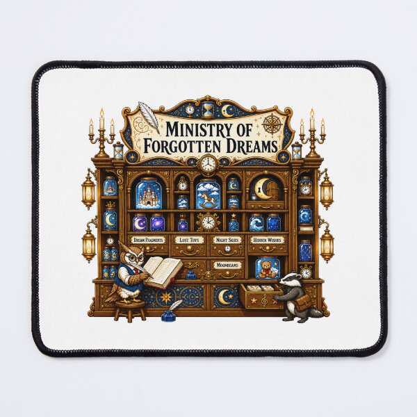 Item preview, Ministry of Forgotten Dreams | Magical Dream Archive Owl & Badger designed and sold by MrDev.