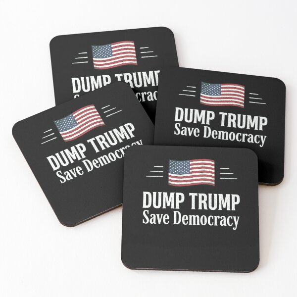 Item preview, Dump Trump Save Democracy Vintage American Flag designed and sold by LunaBeautiful.