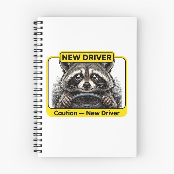 Item preview, New Driver Raccoon designed and sold by Roy & Tiffany.