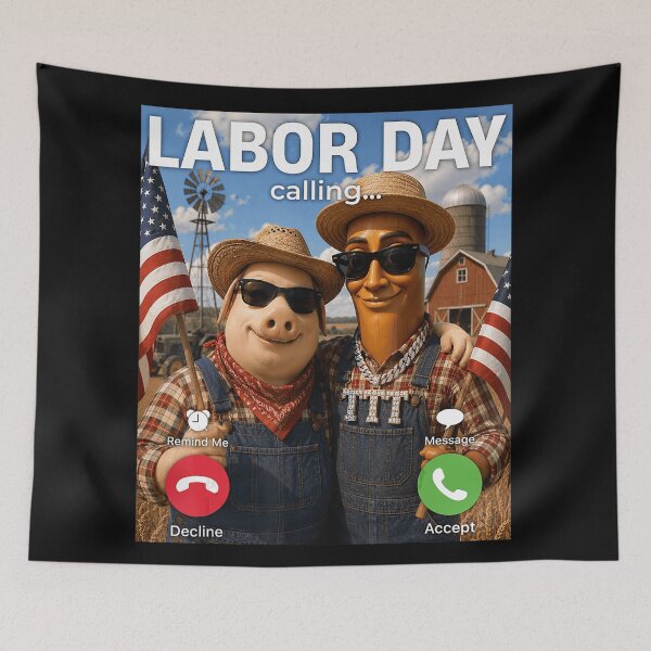 Item preview, Labor Day Calling... American Holiday Celebration designed and sold by CharlieConon.