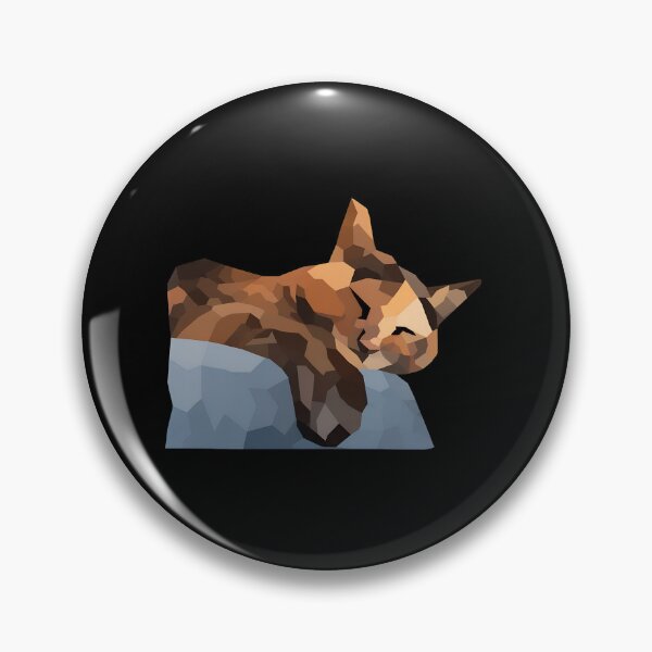 Item preview, Geometric Sleeping Cat Art designed and sold by SoyLamderma.