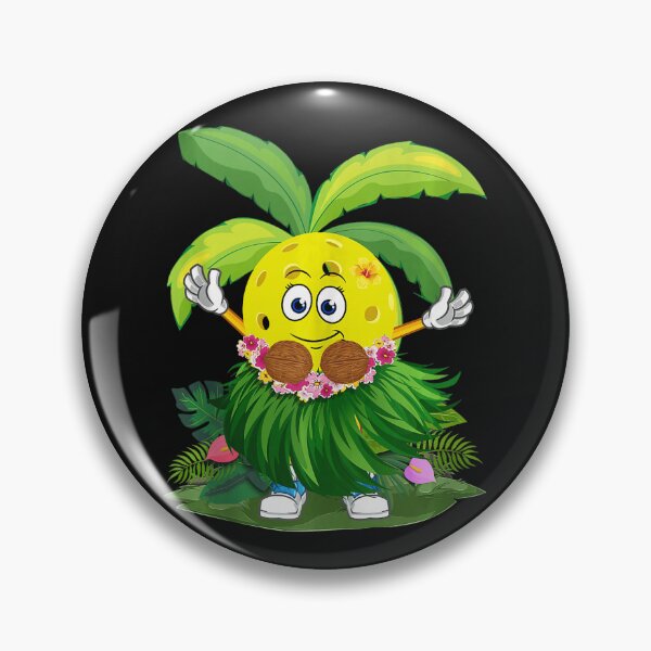 Item preview, Pickleball Hawaiian Hula Tropical Vacation Player designed and sold by BrockmeyeSB.