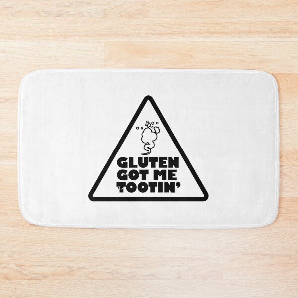 Item preview, Gluten Got Me Tootin Funny Gluten Free Warning Sign designed and sold by artworkathome.