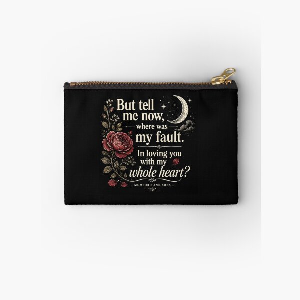 Item preview, "But tell me now, where was my fault. In loving you with my whole heart?" Quote Mumford and Sons designed and sold by Creepy Princess Creations.