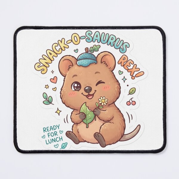 Item preview, Quokka – Kawaii "Snack-O-Saurus Rex" Sticker designed and sold by Chipkooo.