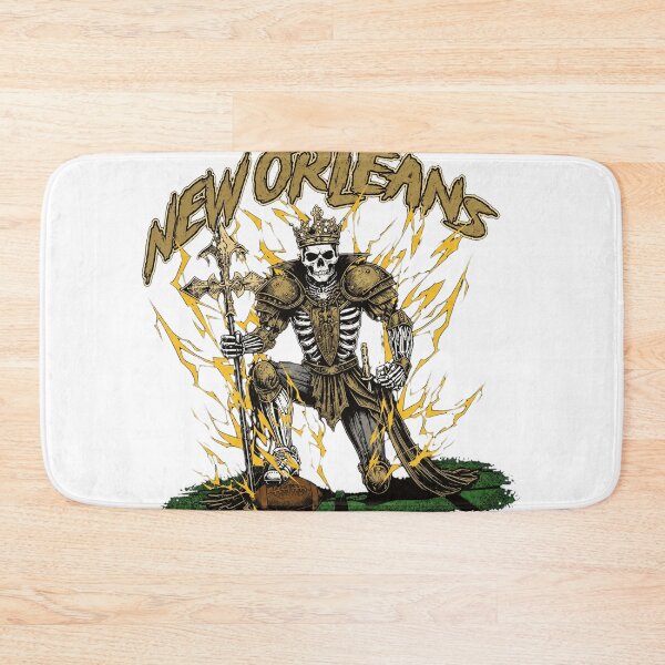 Item preview, New Orleans Skeleton King Football Warrior Art designed and sold by CarlaWise58071.