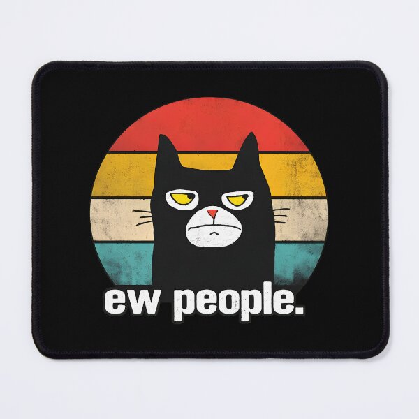 Item preview, Grumpy Cat Ew People Retro Sunset designed and sold by SoyLamderma.