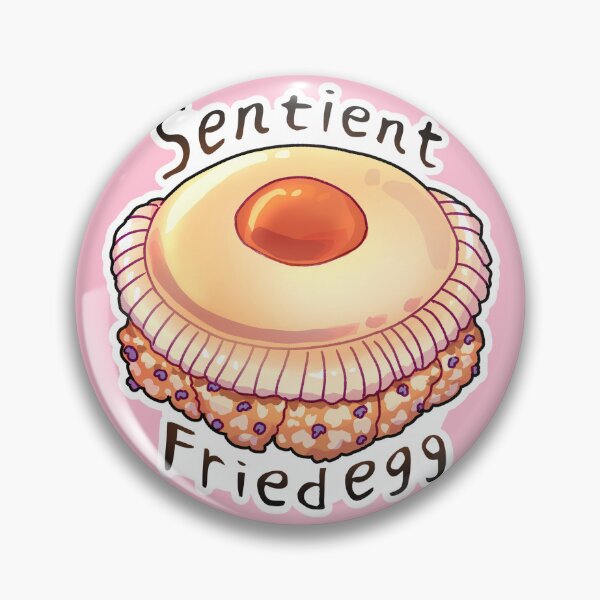Item preview, The sentient Fried Egg - Egg Yolk Jellyfish | Marine Biology Sticker designed and sold by Song-of-Anemoia.