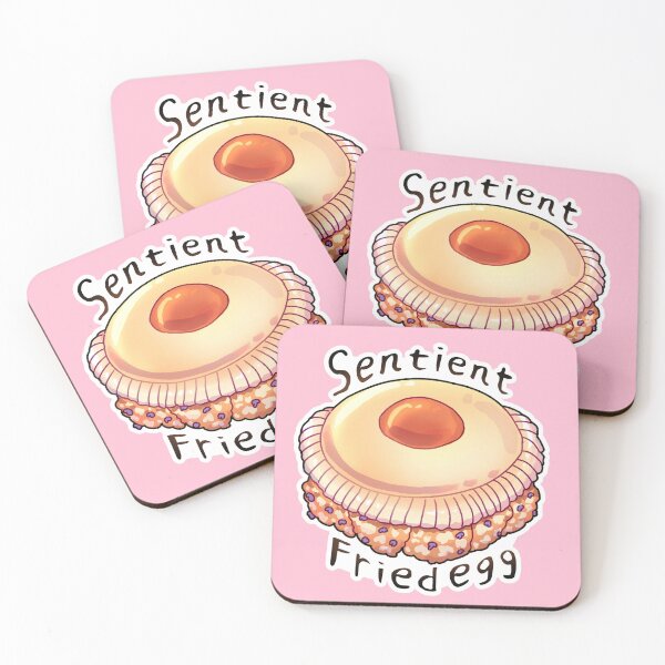 Item preview, The sentient Fried Egg - Egg Yolk Jellyfish | Marine Biology Sticker designed and sold by Song-of-Anemoia.