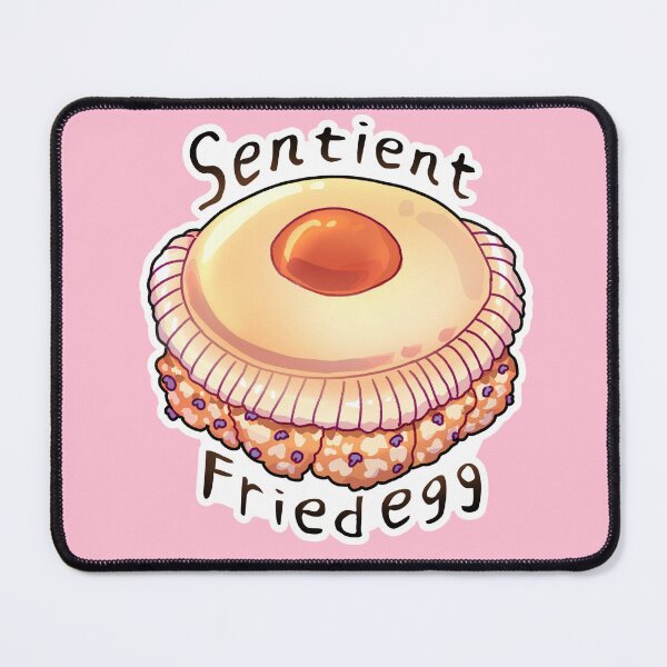 Item preview, The sentient Fried Egg - Egg Yolk Jellyfish | Marine Biology Sticker designed and sold by Song-of-Anemoia.
