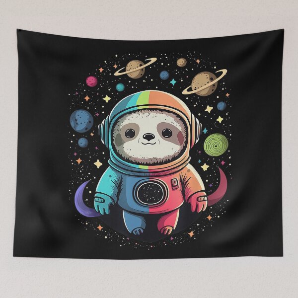 Item preview, Sloth Astronaut Space Universe Galaxy designed and sold by BrockmeyeSB.