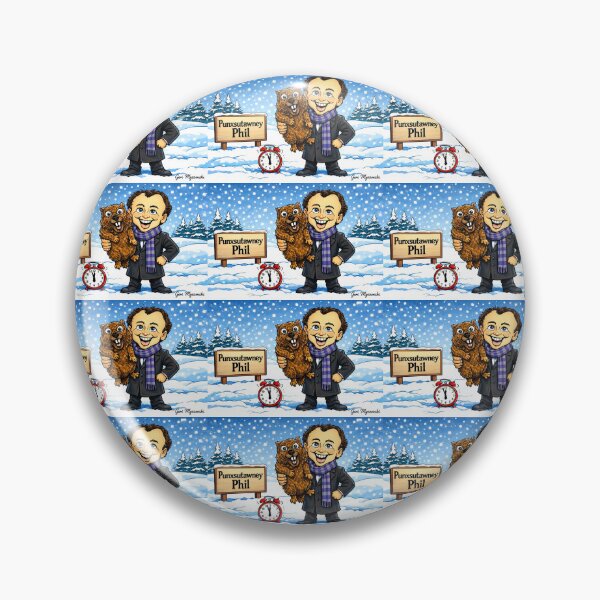 Item preview, Groundhog Day Punxsutawney Phil Cartoon – Funny Winter Holiday Art designed and sold by The Art Queen Of Michigan .