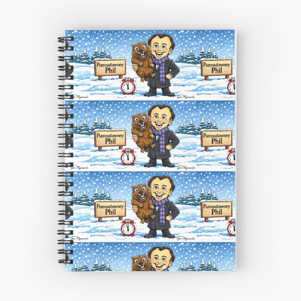 Item preview, Groundhog Day Punxsutawney Phil Cartoon – Funny Winter Holiday Art designed and sold by The Art Queen Of Michigan .