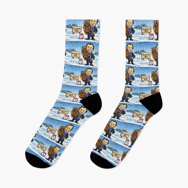 Item preview, Groundhog Day Punxsutawney Phil Cartoon – Funny Winter Holiday Art designed and sold by The Art Queen Of Michigan .