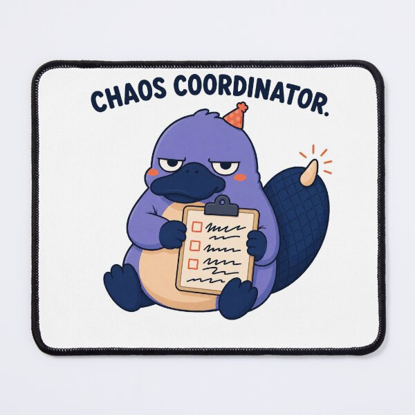 Item preview, Chaos Coordinator Funny Platypus designed and sold by OddFellasClub.