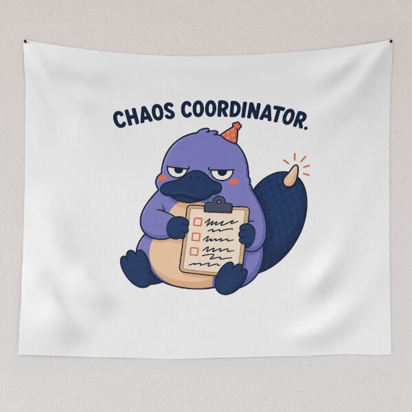 Item preview, Chaos Coordinator Funny Platypus designed and sold by OddFellasClub.