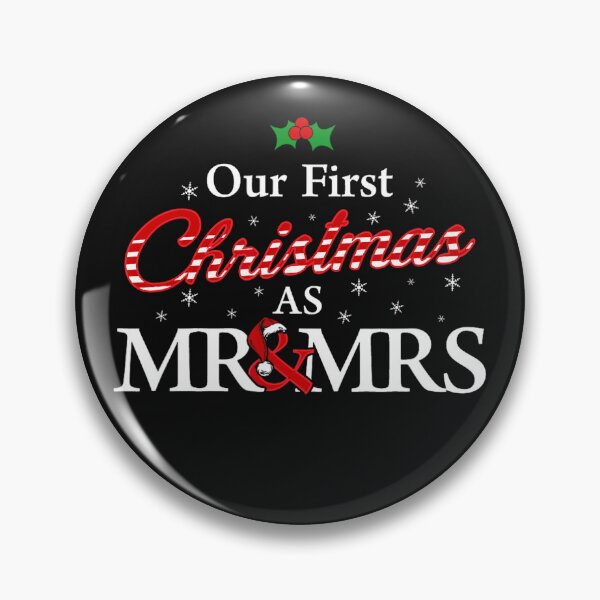 Item preview, Our First Christmas As Mr & Mrs Newlywed Couple Holiday designed and sold by BrockmeyeSB.