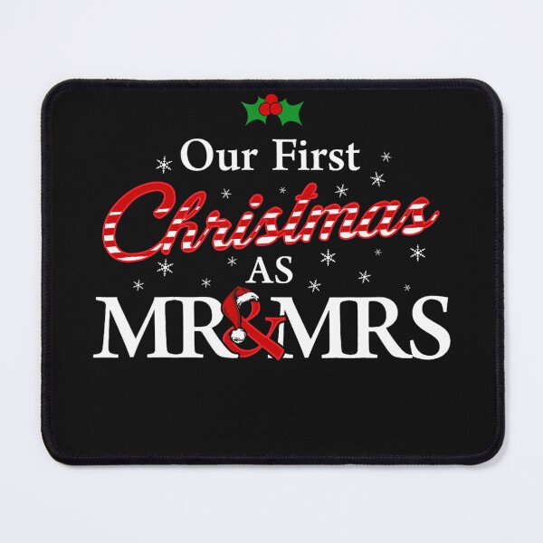 Item preview, Our First Christmas As Mr & Mrs Newlywed Couple Holiday designed and sold by BrockmeyeSB.