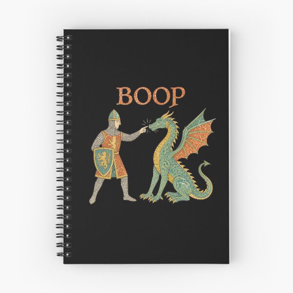 Item preview, Boop Knight Dragon Funny Medieval Humor designed and sold by leocreatives.
