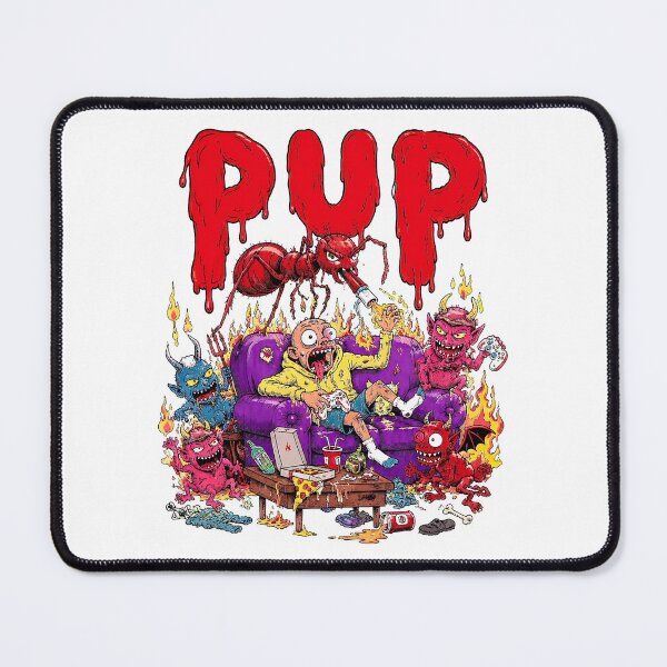 Item preview, PUP Band Logo Fiery Chaos designed and sold by ZubairNalban.