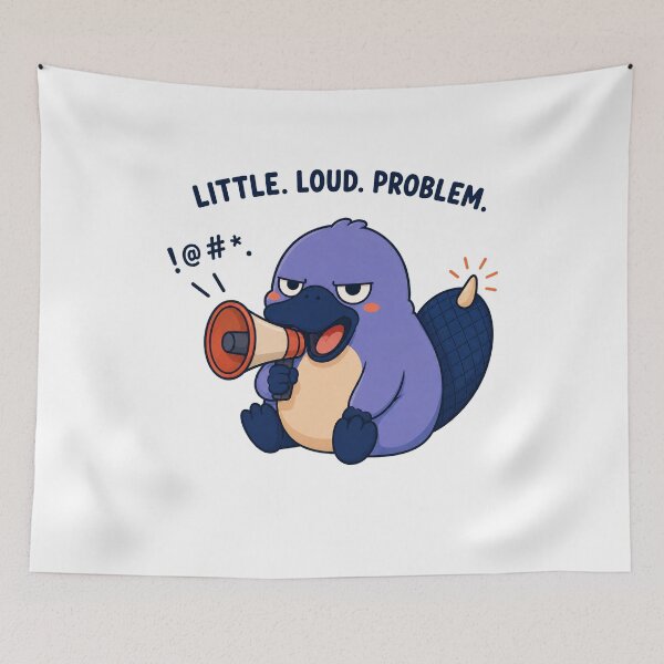 Item preview, Little Loud Problem Funny Platypus designed and sold by OddFellasClub.