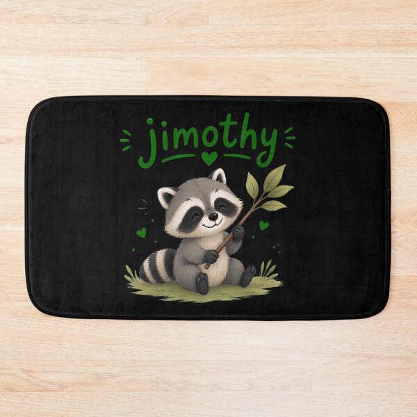 Artikelvorschau, Niedliches Geschenk mit dem Waschbären Jimothy – personalisiertes Namensgeschenk entworfen und verkauft von leocreatives.