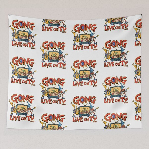 Item preview, GONG LIVE ON TV 1990 Retro Band designed and sold by ZubairNalban.