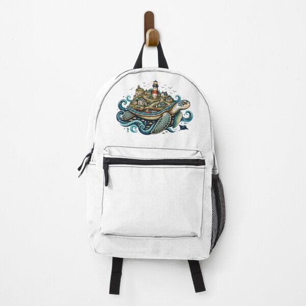 Item preview, Sea Turtle Lighthouse Village | Magical Coastal Fantasy designed and sold by MrDev.